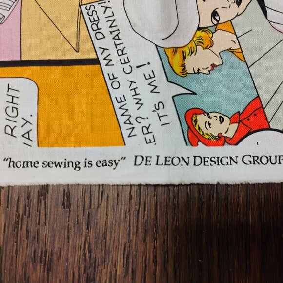 alexander henry 2009 fabric comic book about 44" W x 54" L (W5622) - Picture 2 of 8